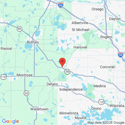 Map to  office in Rockford, MN