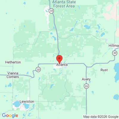 Map to  office in Atlanta, MI