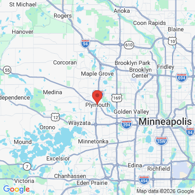 Map to  office in Plymouth, MN