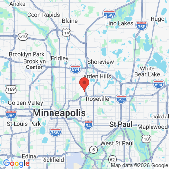 Map to Park Dental Resource Group office in St Paul, MN