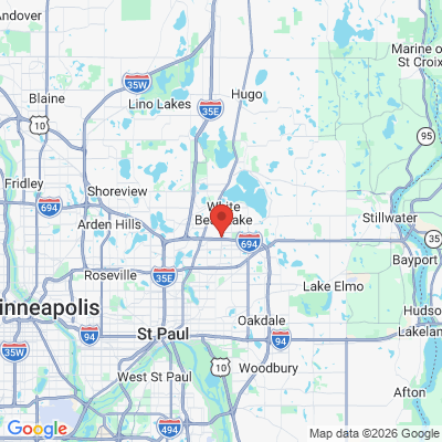 Map to  office in White Bear Lake, MN