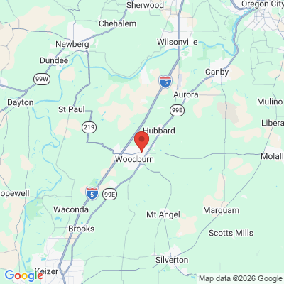 Map to  office in Woodburn, OR