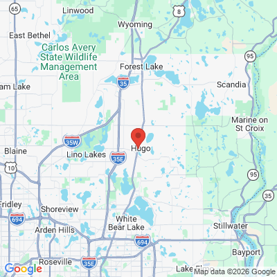 Map to  office in Hugo, MN