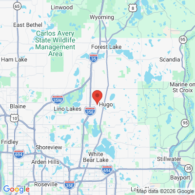 Map to  office in Hugo, MN