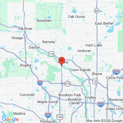Map to  office in Champlin, MN