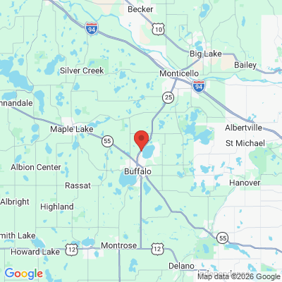 Map to  office in Buffalo, MN