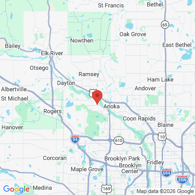 Map to  office in Dayton, MN