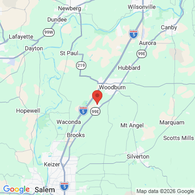 Map to  office in Gervais, OR