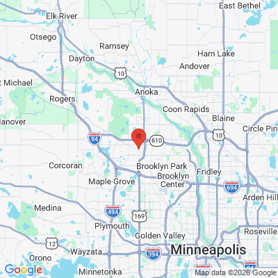 Map to  office in Osseo, MN
