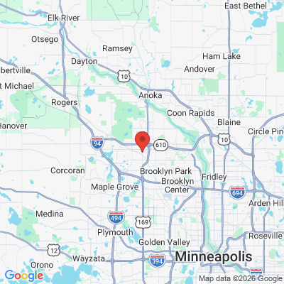 Map to  office in Osseo, MN