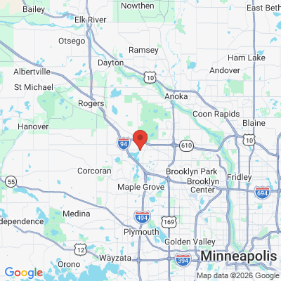 Map to  office in Weimar Family Dentistry
