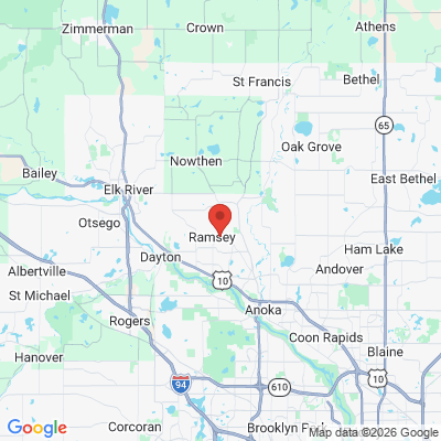 Map to  office in Ramsey, MN