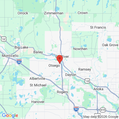 Map to  office in Otsego, MN
