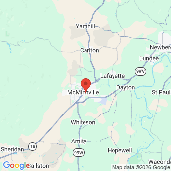 Map to Primary Office office in Mc Minnville, OR