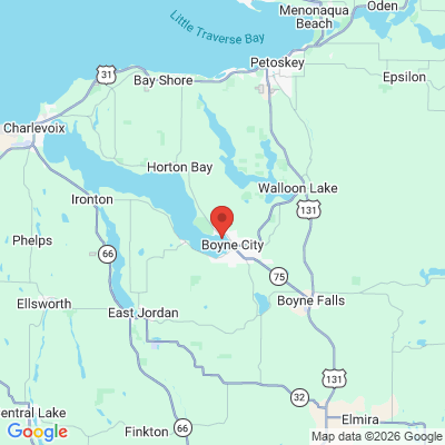 Map to  office in Boyne City, MI