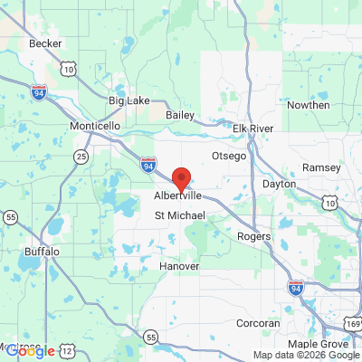 Map to  office in Albertville, MN