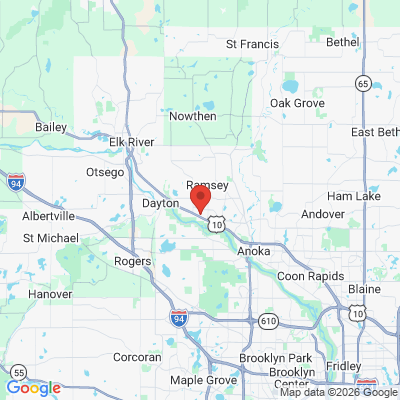 Map to  office in Ramsey, MN