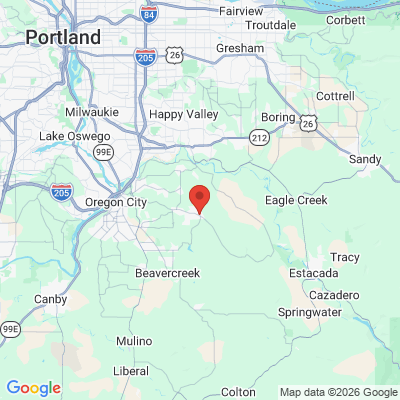 Map to  office in Oregon City, OR
