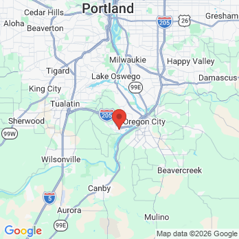 Map to Tom B Curtis DMD PC office in West Linn, OR