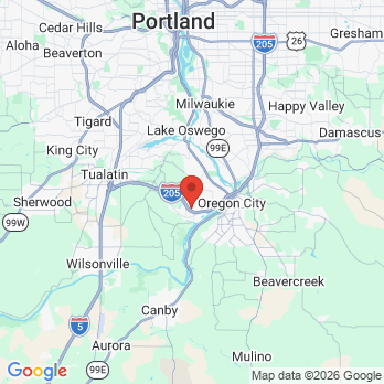 Map to Dugger Dentistry office in West Linn, OR