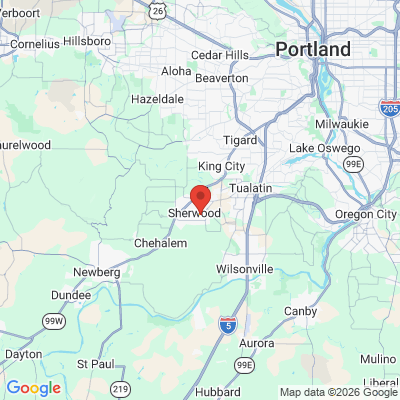 Map to  office in Sherwood, OR