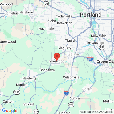 Map to  office in Sherwood, OR