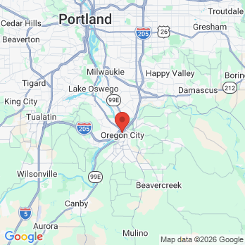 Map to Pacific Oral Surgery and Implants office in Oregon City, OR