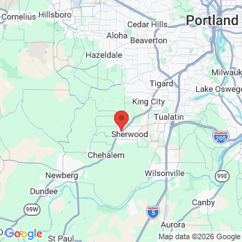Map to Wilson Ortho office in Shwerood, OR