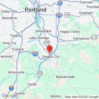 Map to Advance Dental Arts Center office in West Linn, OR