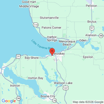 Map to  office in Petoskey, MI