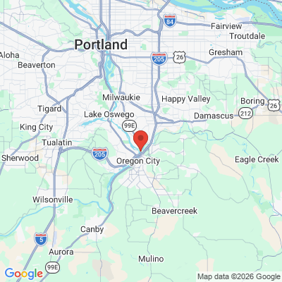 Map to  office in Oregon City, OR