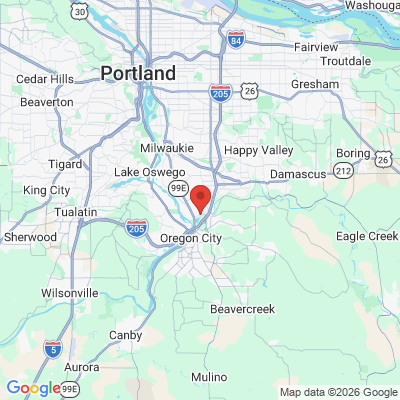 Map to  office in Gladstone, OR