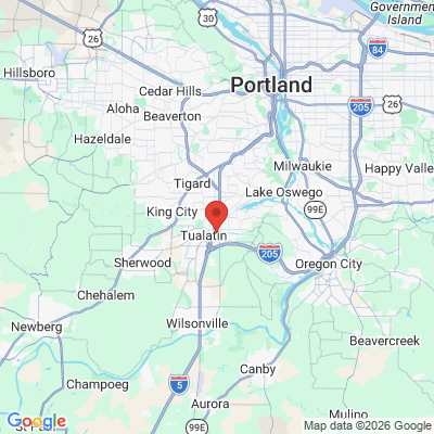 Map to  office in Tualatin, OR