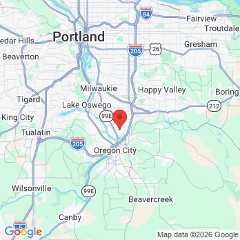 Map to Gladstone Family Dentistry  office in Gladstone, OR