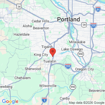 Map to Alder Dental Group office in Tigard, OR