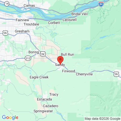 Map to BeaverBrooke Family Dental office in Sandy, OR