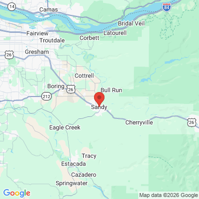 Map to  office in Sandy, OR