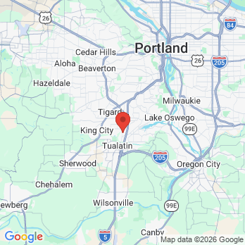 Map to Durham Dental office in Portland, OR