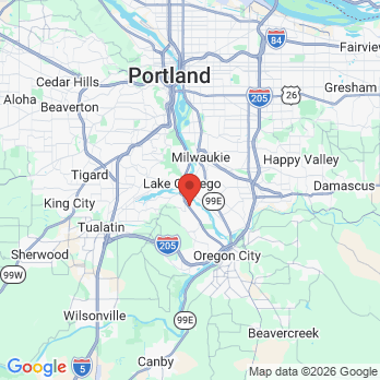 Map to Smile Oswego Dental office in Lake Oswego, OR