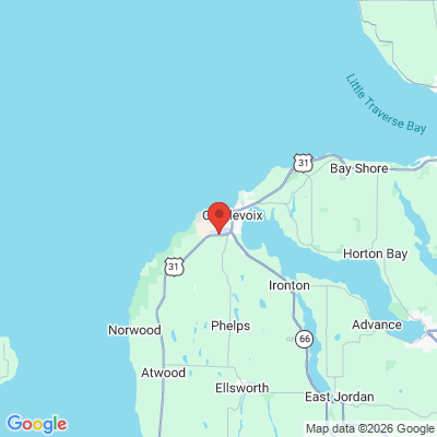 Map to  office in Charlevoix, MI