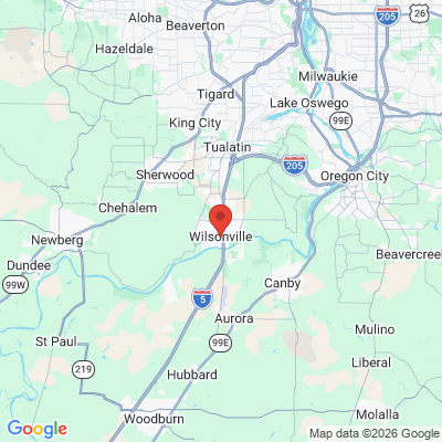 Map to  office in Wilsonville, OR