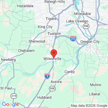 Map to Gates Family Dentistry of Wilsonville PC office in Wilsonville, OR