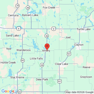 Map to  office in Amery, WI