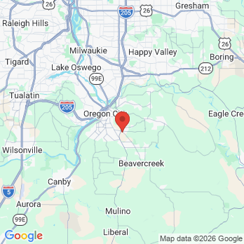 Map to Neighborhood Health Center office in Oregon City, OR