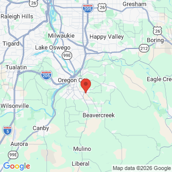Map to Pioneer Dental Group office in Oregon City, OR