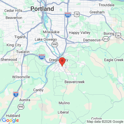 Map to  office in Oregon City, OR