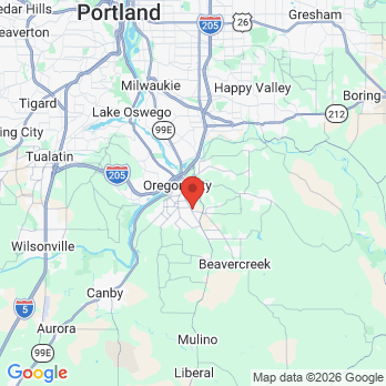 Map to Beavercreek Dental office in Oregon City, OR