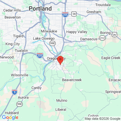 Map to Beavercreek Dental office in Oregon City, OR