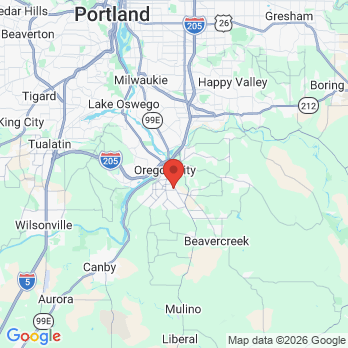 Map to Beyer Family Dental office in Oregon City, OR