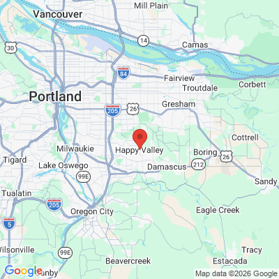 Map to  office in Happy Valley, OR